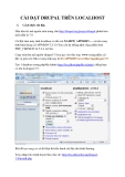 CÀI ĐẶT DRUPAL TRÊN LOCALHOST