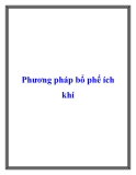 Phương pháp bổ phế ích khí