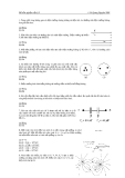 Đề trắc nghiệm vật lý 2
