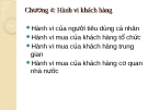 Chương 4: Hành vi khách hàng