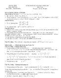 ĐỀ THI THỬ ĐẠI HỌC LẦN II KHỐI A NĂM 2009 Môn Toán TRƯỜNG THPT MAI ANH TUẤN NGA SƠN _ THANH HÓA