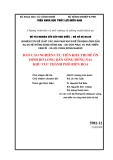 Báo cáo nghiên cứu tiền khả thi để ổn định bờ lòng dẫn sông đồng nai khu vực thành phố biên hòa