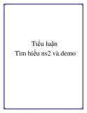 Tiểu luận: Tìm hiểu ns2 và demo