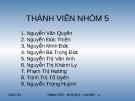 Ô nhiễm đất do chiến tranh, dầu , vi trùng dầu và các vấn đề liên quan