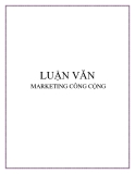 LUẬN VĂN: MARKETING CÔNG CỘNG