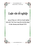 ĐỀ TÀI: "Nâng  cao vị thế của doanh nghiệp  nhà nước Việt Nam trong tiến trình hội nhập tổ chức thương mại thế giới WTO"