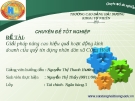 Giải pháp nâng cao hiệu quả hoạt động kinh doanh của quỹ tín dụng nhân dân xã Cộng Hòa