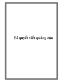 Bí quyết viết quảng cáo