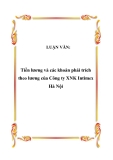 LUẬN VĂN:  Tiền lương và các khoản phải trích theo lương của Công ty XNK Intimex Hà Nội