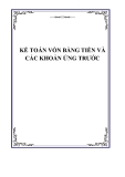 Giáo trình: KẾ TOÁN VỐN BẰNG TIỀN VÀ CÁC KHOẢN ỨNG TRƯỚC