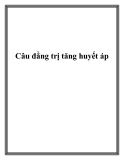 Câu đằng trị tăng huyết áp