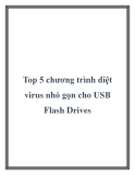 Top 5 chương trình diệt virus nhỏ gọn cho USB Flash Drives