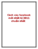 cách vào fac mới nhất 6/2011 chuẩn nhất