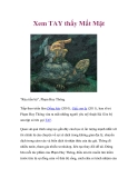 Xem TAY thấy Mất Mặt