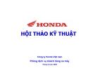 HỘI THẢO KỸ THUẬT-Công ty Honda Việt nam