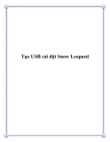 Tạo USB cài đặt lại Snow Leopard