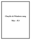 Chuyển từ Windows sang Mac – P.3