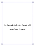 Sử dụng các tính năng Exposé mới trong Snow Leopard