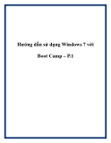 Hướng dẫn sử dụng Windows 7 với Boot Camp – P.1