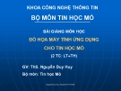 Đồ họa máy tính ứng dụng cho tin học mỏ - Chương Mở đầu