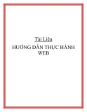 HƯỚNG DẪN THỰC HÀNH WEB.