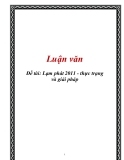 Đề tài: Lạm phát 2011 - thực trạng và giải pháp