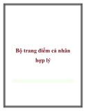 Bộ trang điểm cá nhân hợp lý