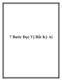 7 Bước Đọc Vị Bất Kỳ Ai