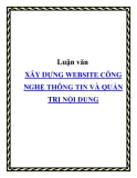 Luận văn XÂY DỰNG WEBSITE CÔNG NGHỆ THÔNG TIN VÀ QUẢN TRỊ NỘI DUNG