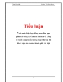 Tiểu luận: Vụ tranh chấp hợp đồng mua bán gạo giữa hai công ty Galluck limited và công ty xuất nhập khẩu lương thực Hà Nội đã khởi kiện lên toàán thành phố Hà Nội