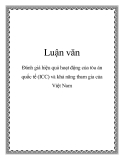 Luận văn: Đánh giá hiệu quả hoạt động của tòa án quốc tế (ICC) và khả năng tham gia của Việt Nam