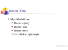 Bài 08: Theme registry