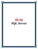 Kiểm tra SQL Server - Vũ Hoàng Chiến