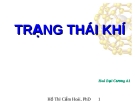 TRẠNG THÁI KHÍ