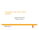 Transistor hiệu ứng trường MOSFET