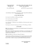 Quyết định số 15/2012/QĐ-UBND 