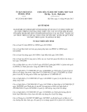 Quyết định số 25/2012/QĐ-UBND 