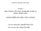 Chương 1 ĐẠI CƯƠNG VỀ CÔNG NGHỆ SẢN XUẤT XI MĂNG PORTLANDTHÀNH PHẦN HÓA HỌC CỦA CLINKER