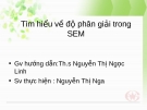 Đề tài: Tìm hiểu về độ phân giải trong SEM