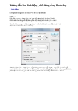 Hướng dẫn làm hình động, chữ động bằng Photoshop