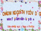 Môn Tập làm văn