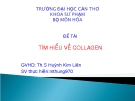 ĐỀ TÀI:  TÌM HIỂU VỀ COLLAGEN