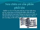 Sữa chữa cơ cấu phân phối khí