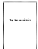 Tự làm muối tắm