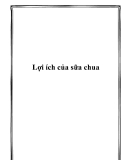 Lợi ích của sữa chua