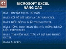 MICROSOFT EXCEL NÂNG CAO