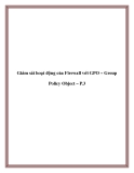 Giám sát hoạt động của Firewall với GPO – Group Policy Object – P.3