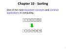 CSE Faculty -  Chapter 10 Sorting