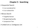 CSE Faculty - Chapter 5 Searching