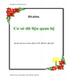 Giáo trình: Hệ quản trị cơ sở dữ liệu - Nguyễn Trần Quốc Vinh